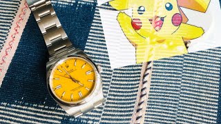 Unboxing Rolex Oyster Perpetual 36mm Yellow &quot;Pikachu&quot;!!!