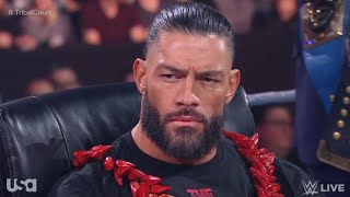 Roman Reigns and Sami Zayn Tribal Court | RAW January 23, 2022 WWE