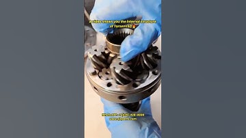 A video shows you the internal structure of Torsen LSD🔥#diff #differential