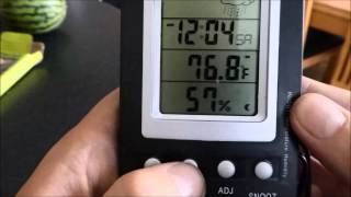 Unboxing, assembly and review of the Komodo dual digital hygrometer and thermometer