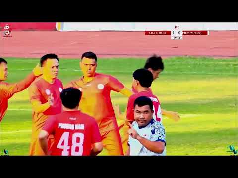 VĂN HẬU (8) CB, CC TP.HCM GHI BÀN NÂNG TS LÊN 2/0 TRẬN TIẾP CỰU TT PHNOMPENH TRÊN SVĐ THỐNG NHẤT.