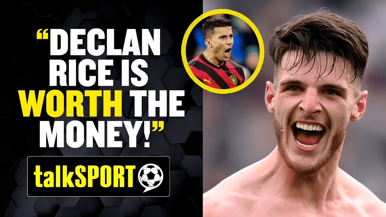 Would Declan Rice play ahead of Rodri at Man City? 😬 Adrian Clarke debates the England stars future!