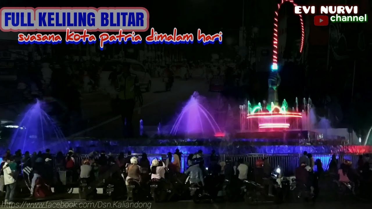 KELILING BLITAR (RTH Taman Pecut, Mall Blitar Dari Arah Kademangan) MotoVLOG tipis2