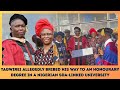 TAGWIREI ALLEGEDLY BRIBED HIS WAY TO OBTAIN AN HONOURARY DEGREE FROM A NIGERIAN SDA LINKED UNIVESITY TAGWIREI ALLEGEDLY BRIBED HIS WAY TO OBTAIN AN HONOURARY DEGREE FROM A NIGERIAN SDA LINKED UNIVESITY