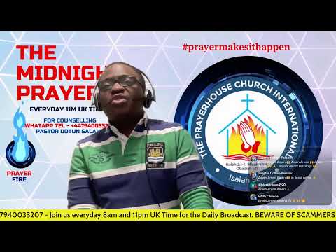 The Midnight Prayers || 11pm UK Time Daily || Sun 5th Apr 2026 ||