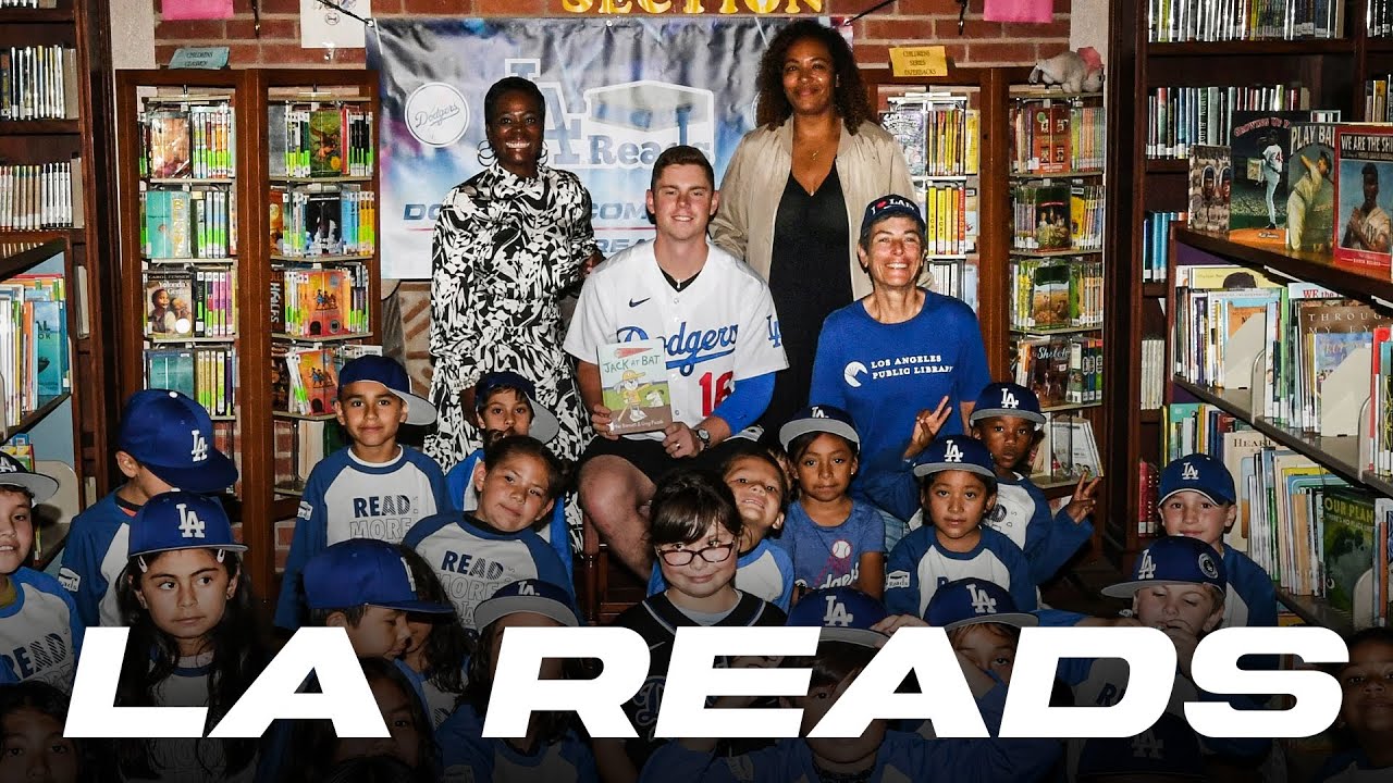 Will Smith LA Reads - Dodgers Foundation