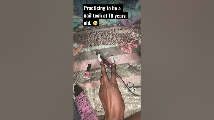 Practicing to be a nail tech at the age of 10😁 #fyp #shorts #nails