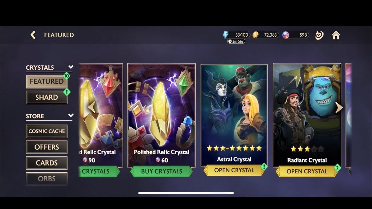 Disney Mirrorverse - Crystal Opening. New astral!