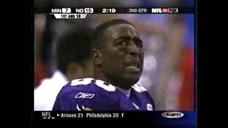 2001   Vikings  at  Saints   Week 4