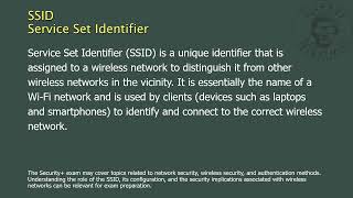 SSID - Service Set Identifier