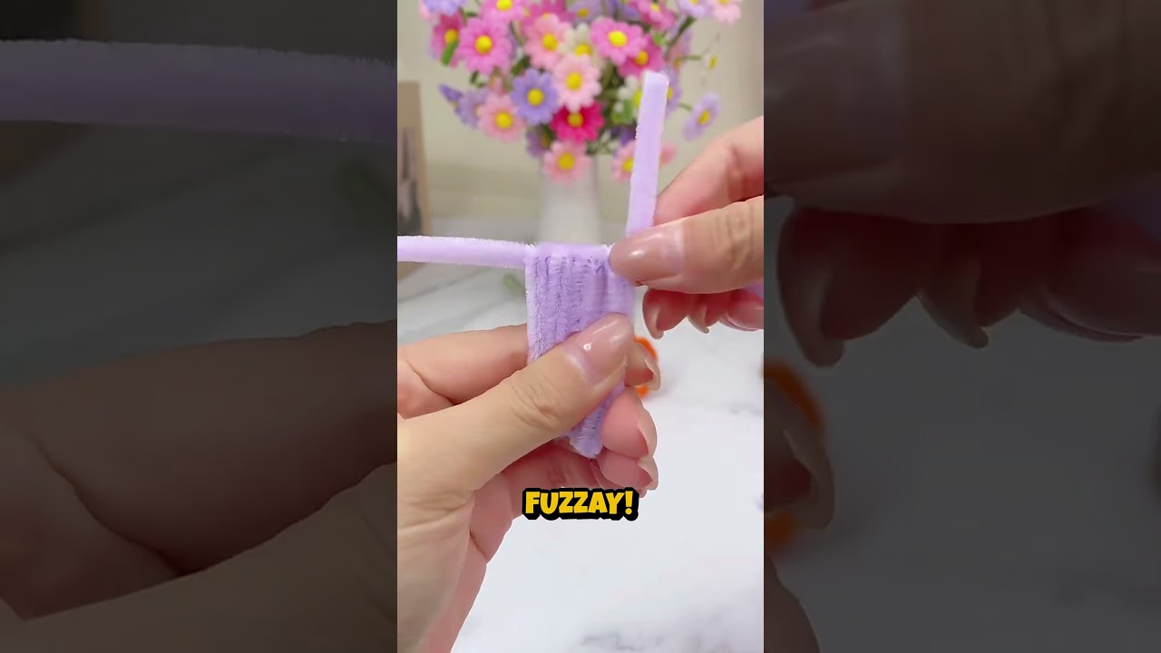 Petal Perfection Hack! 💐 Stunning in 1 Minute | Easy Pipe Cleaner DIY for Spring 