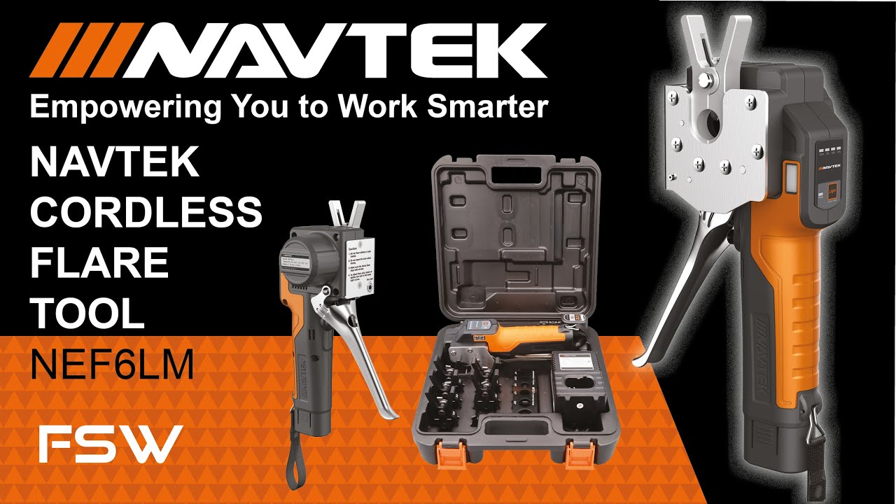 The new and improved NAVAC Cordless Flaring Tool 