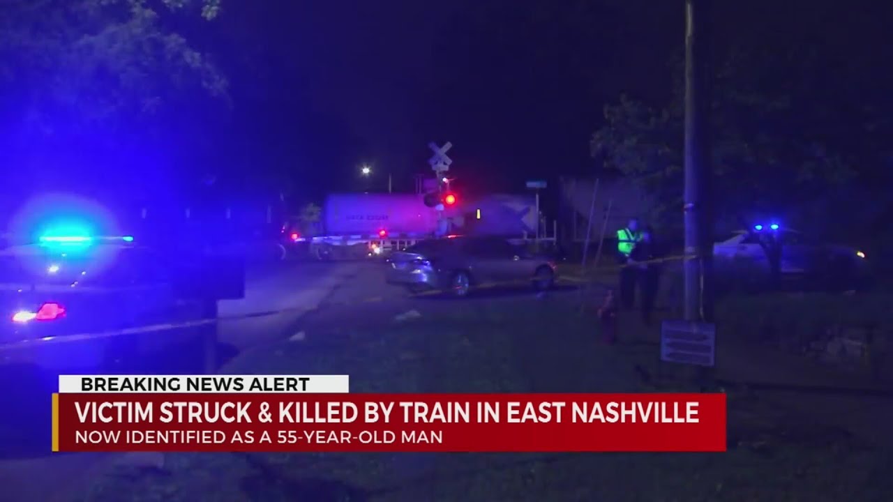 Man hit, killed by train in East Nashville - YouTube