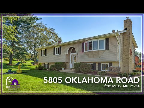5805 Oklahoma Road, Sykesville, MD home video tour