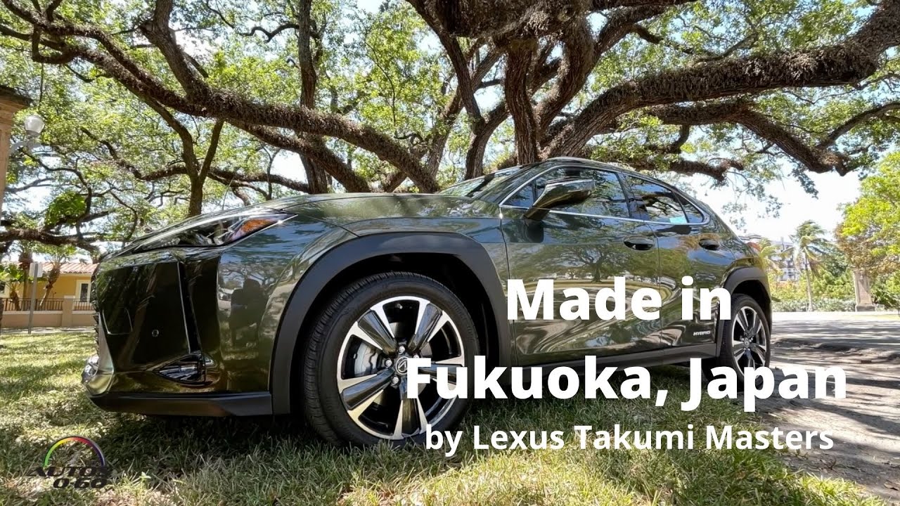 2021 Lexus UX 250h Luxury with Nori Green Pearl exterior paint YouTube