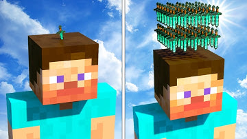 Can 2000 MINECRAFT SWORDS Destroy STEVE?