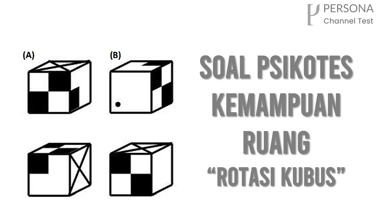 Psikotes Gambar - Rotasi Kubus
