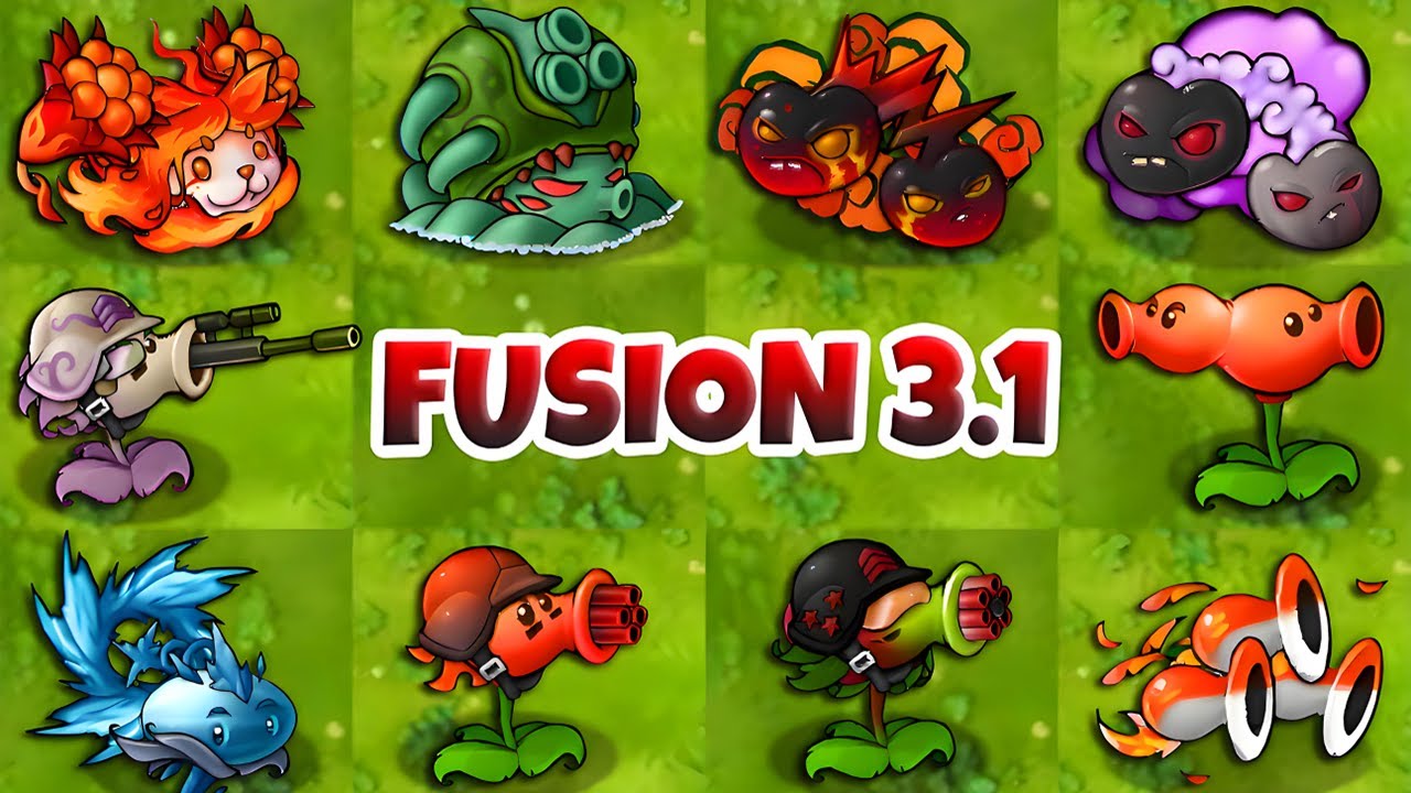 PVZ 1 Fusion 3.1 NEW UPDATE - All New Plants Fusion Vs New Ultimate ...