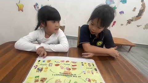 Tiếng Anh Giao Tiếp Phan Thiết: Sophia and Natalie practice talking about At The Supermarket