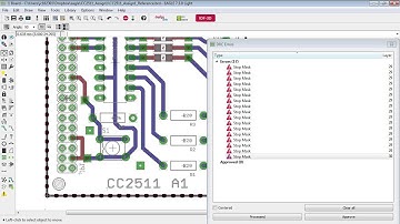 CC2511 -- Common PCB errors in Eagle