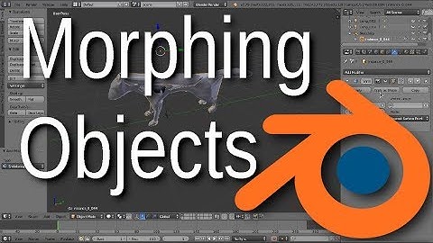 Blender Tutorial: How to morph objects and animate with keyframes