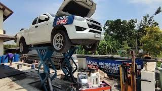 Isuzu 1.9เปลี่ยนน้ำมันเครื่องLiquiMolyเปลี่ยนน้ำมันเกียร์Besco