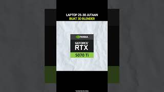 Laptop 25-30 Jutaan Buat 3D Blender!