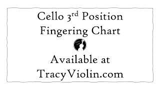 All Cello Notes In 3Rd Position Cello 3Rd Position Fingering Chart