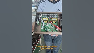 A 1000W modified sine wave inverter with full power is undergoing aging test