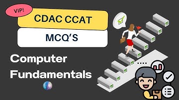 Computer Fundamentals  MCQ for CDAC Exam | cdac ccat  exam preparation | ccat exam preparation #cdac