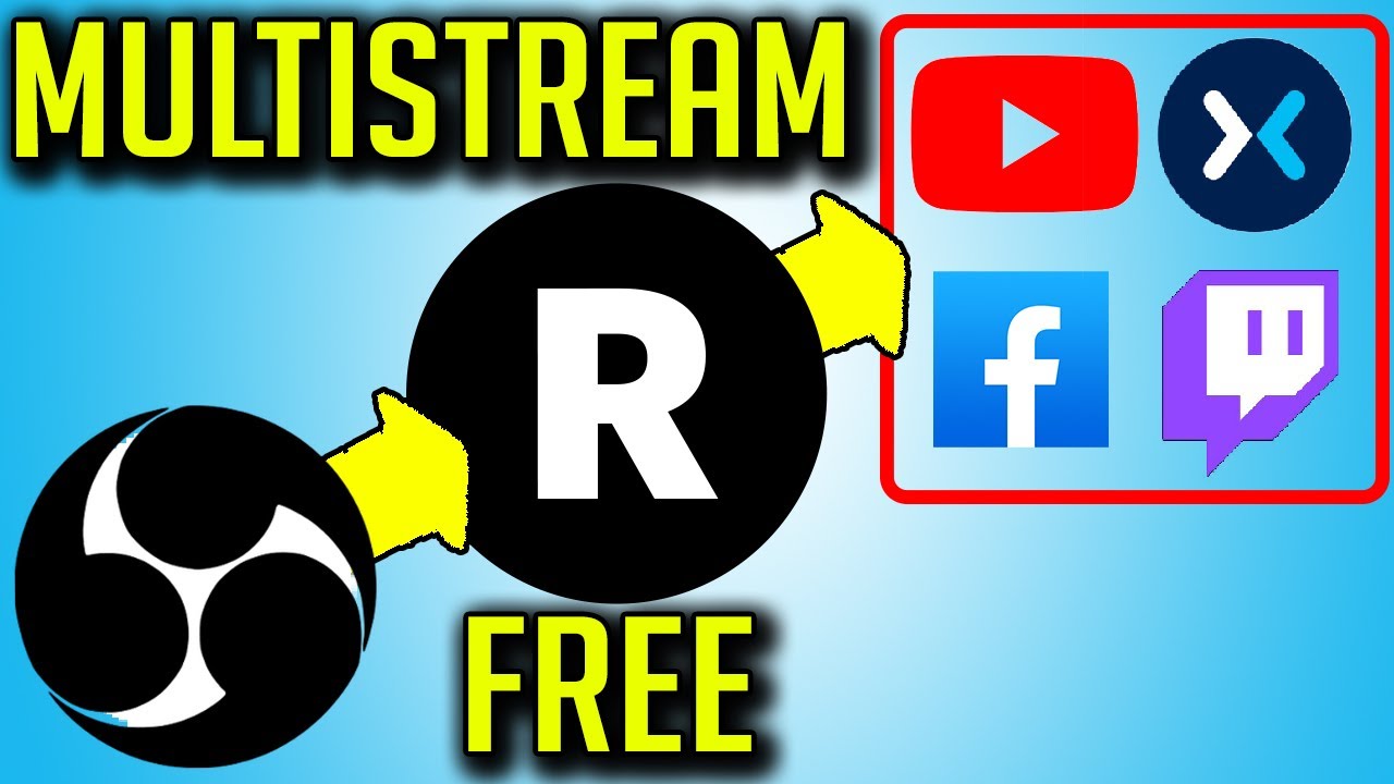 How To Stream To Multiple Platforms with OBS for FREE