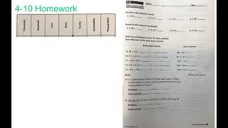 4-10 Homework