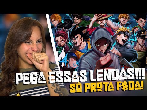 (TODO MUNDO TA NESSA MÚSICA?) REAGINDO a M4rkim - PROTAGONISTAS (Animes)