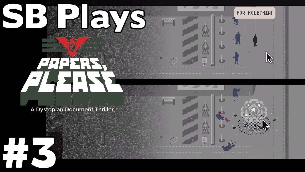 Papers, Please Gameplay Part 2, Day 2 - Terrorist Attack! 