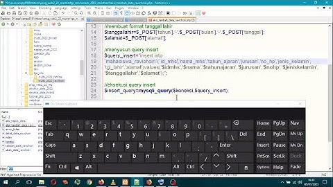 Solusi error SQL PHP - uncaught mysqli_sql_exception - Error SQL syntax.  ... - solved