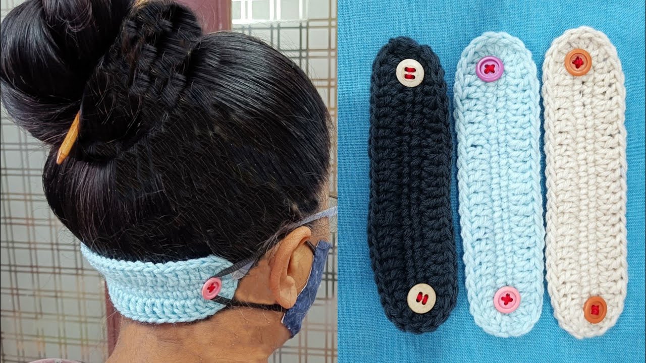 Face Mask Adapter/face Mask Connector/Face Mask Strap Crochet