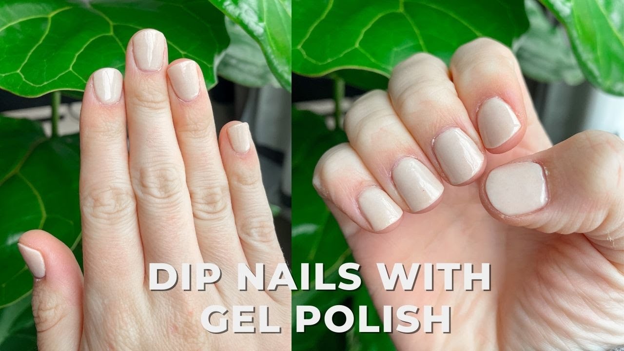 HOW TO DIP NAILS WITH GEL POLISH