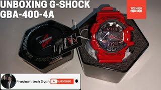 UNBOXING G-Shock GBA-400-4A ❤️G-MIX IN RED COLOUR screenshot 3