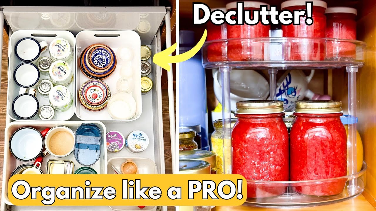 21 Coolest Kitchen Cupboard ORGANIZING Hacks - YouTube