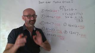 Best Ever Maths Trick - Doing Long Multiplication In Your Head...