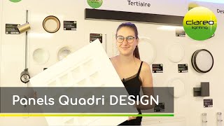 Dalle LED Quadri CLAREO 36mm 140lm/W Hors Transfo V1