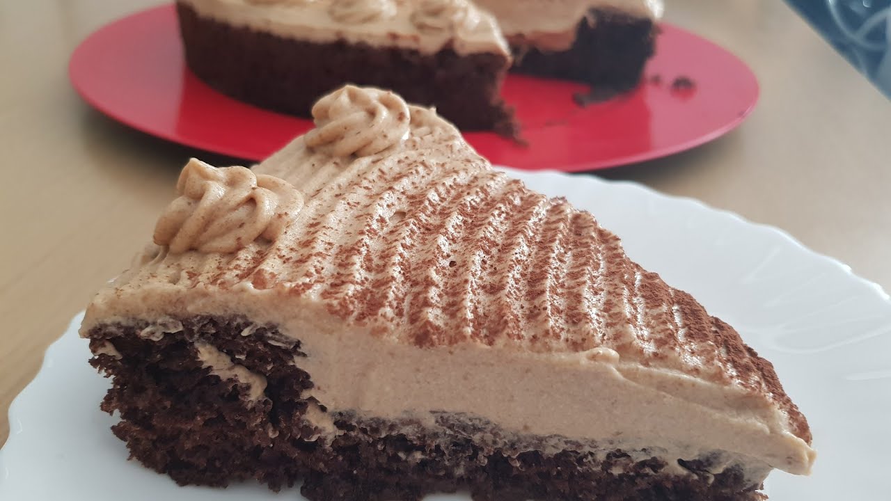 Gâteau chocolat à la mousse au café