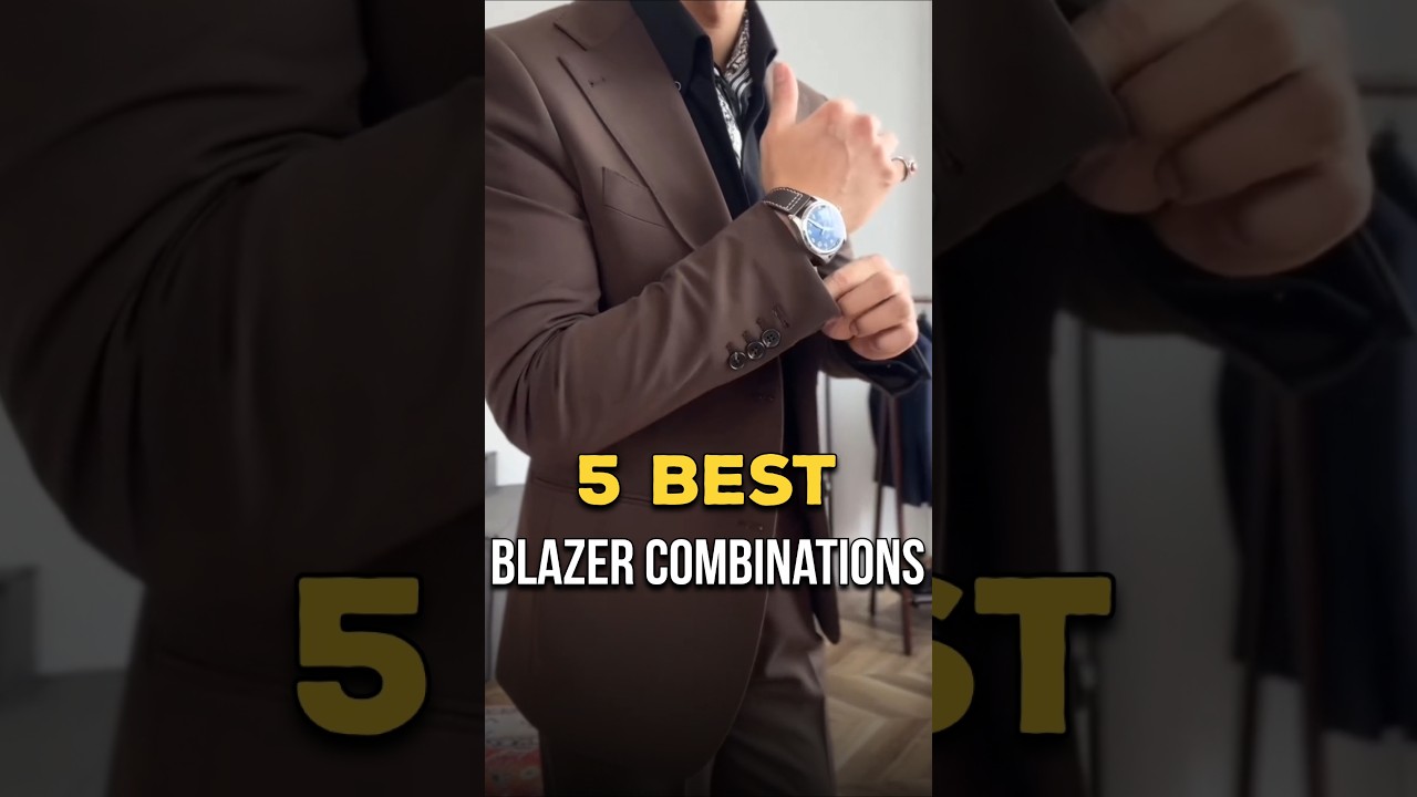 5 Classy Blazer Combos For Men ✅ || #mensfashion #ytshorts