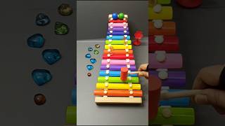 ASRM Satisfying xylophone sound with wooden balls and hammer...#shorts
