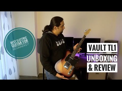 vault-tl1-telecaster-guitar-unboxing-&-review-|-best-electric-guitar-for-beginners??