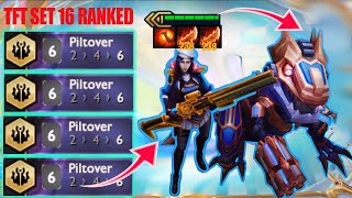 Download Lagu 3 STAR Caitlyn  Back 6 Piltover against SET 16 RANKED ⭐⭐⭐ | TFT SET 16 RANKED #tftset16 MP3