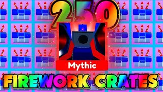 I OPENED 250 NEW YEARS CRATES AND GOT THE NEW MYTHIC IN TOILET TOWER DEFENSE! by manofTaj 1,022 views 4 months ago 11 minutes, 13 seconds