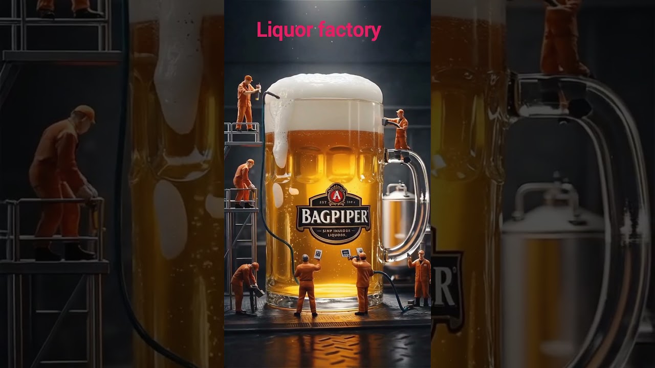 when tiny workers runs the liquor factory ...