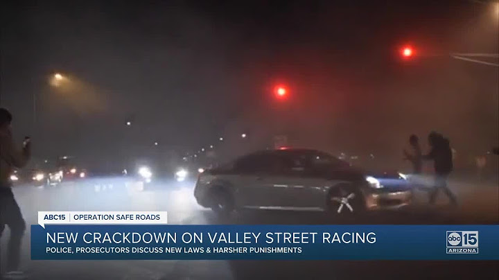 Change in state law to help slow down illegal street racing
