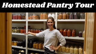 Homestead Pantry Tour / And My Canned Food Storage Room!🍁